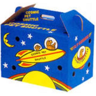 Cosmic Pet Shuttle Cardboard Carrier Cosmic Cardboard Pet Shuttle picture