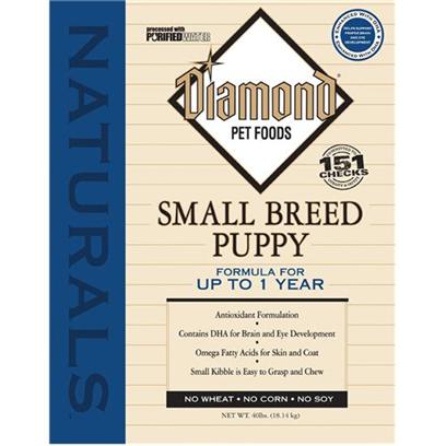 Diamond Naturals Small Breed Puppy Formula Dog Food 40 Lb bag picture