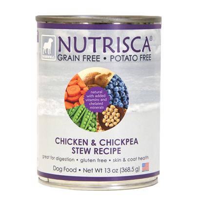 DOGSWELL NUTRISCA Chicken & Chickpea Stew Recipe Canned Dog Food 13 Oz - Case Of 12 picture