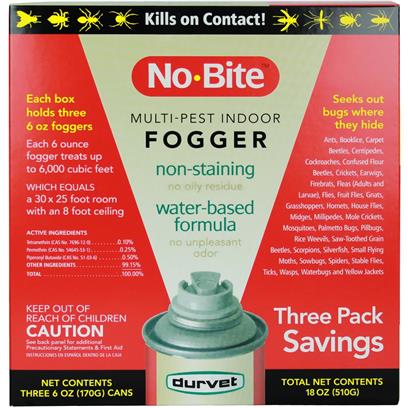 Durvet No-Bite Multi-Pest Indoor Fogger 3 x 6 oz picture