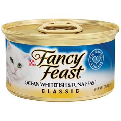 Fancy Feast Canned Ocean Whitefish and Tuna Classic and Grilled for Cats 3oz cans / case of 24 (Grilled) picture