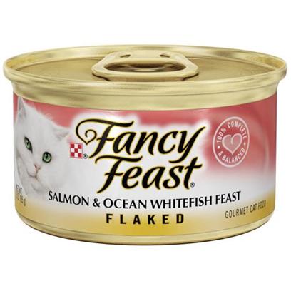 Fancy Feast Canned Salmon & Ocean Whitefish for Cats 3oz cans / case of 24 picture