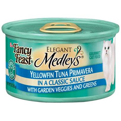 Fancy Feast Elegant Medley Canned Tuna Varieties for Cats Tuna Primavera - 3oz cans / case of 24 picture