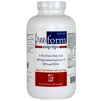 Free Form Snip Tips Omega-3 for Medium/Large Dogs 250 capsules picture