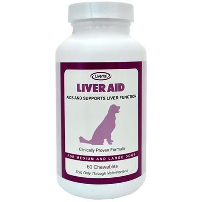 Liverite Liver Aid for Medium and Large Dogs 60 Chewables picture