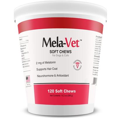 Mela-Vet Soft Chews for Dogs & Cats 120 count picture