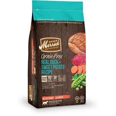 Merrick Grain Free Real Duck and Sweet Potato 12 lb bag picture