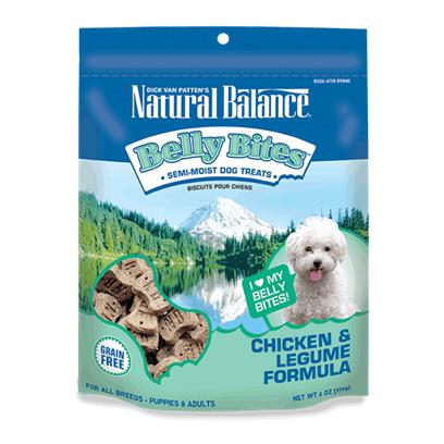 Natural Balance Belly Bites Semi-Moist Dog Treats Salmon & Legume - 6 oz. picture