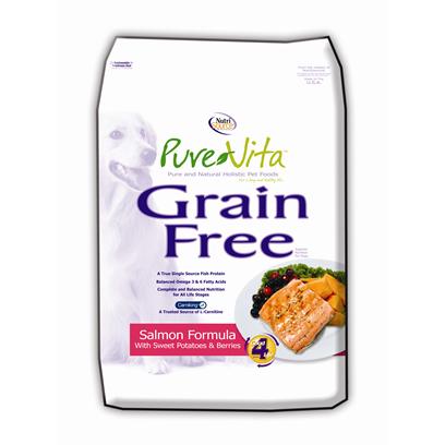 Nutri Source Pure Vita Grain Free Salmon Recipe Dry Cat Food 2.2 Lbs picture
