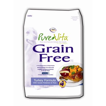 NutriSource Pure Vita Grain Free Turkey Formula With Sweet Potato & Peas Dry Dog Recipe 15 Lbs picture