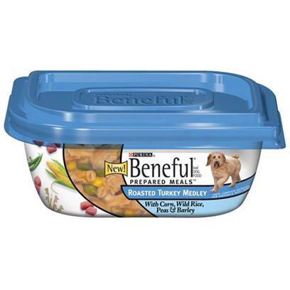 Purina Beneful Prepared Meals Roasted Turkey Medley 10 oz meals / pack of 8 picture