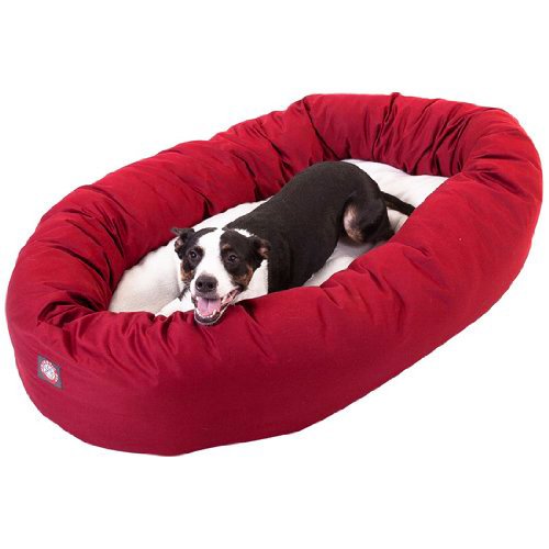 Sherpa Bagel Dog Bed picture