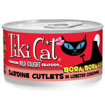 Tiki Cat Bora Bora Luau Sardines Canned Cat Food Tiki Cat Bora Bora Sardines 12/2.8Oz picture