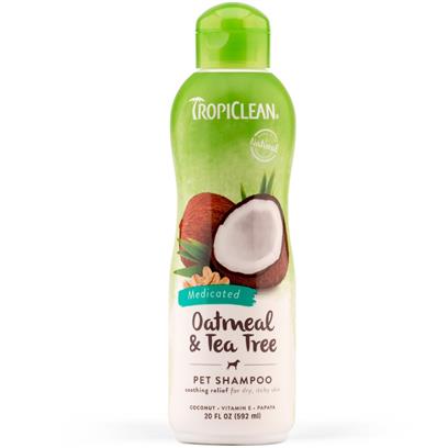 Tropiclean Oatmeal & Tea Tree Shampoo 20 oz picture
