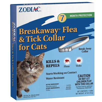 Zodiac BREAKAWAY Flea & Tick Collar for Cats 7 Months picture